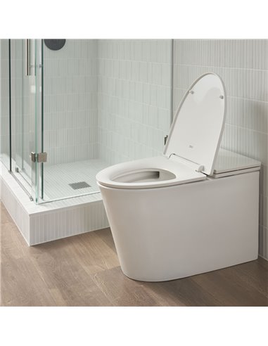 American Standard Studio S One-Piece 1.0 gpf/3.8 Lpf Chair Height Elongated Toilet With Seat