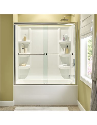 American Standard Studio 60 x 30-Inch Integral Apron Bathtub Above Floor Rough with Right-Hand Outlet