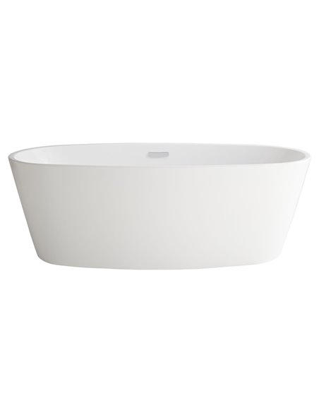 American Standard Coastal Serin 68 x 31-Inch Freestanding Bathtub Center Drain With Integrated Overflow