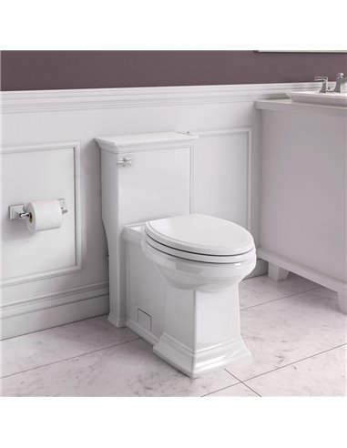 American Standard Town Square S One-Piece 1.28 gpf/4.8 Lpf Chair Height Elongated Toilet With Seat