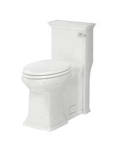 American Standard Town Square S One-Piece 1.28 gpf/4.8 Lpf Chair Height Right-Hand Trip Lever Elongated Toilet With Seat 2