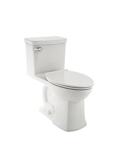American Standard Townsend VorMax One-Piece 1.28 gpf/4.8 Lpf Chair Height Elongated Toilet with Seat 2