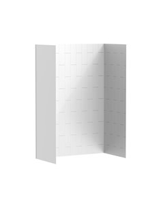 American Standard Aspirations 60 x 32 x 84-Inch Vertical Tile Shower Wall Set