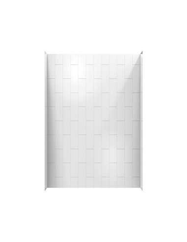 American Standard Aspirations 60 x 32 x 84-Inch Vertical Tile Shower Wall Set