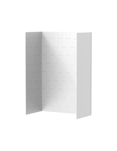 American Standard Aspirations 60 x 32 x 84-Inch Vertical Tile Shower Wall Set