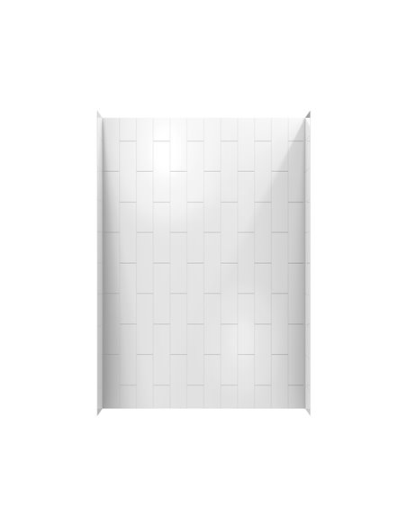 American Standard Aspirations 60 x 32 x 84-Inch Vertical Tile Shower Wall Set