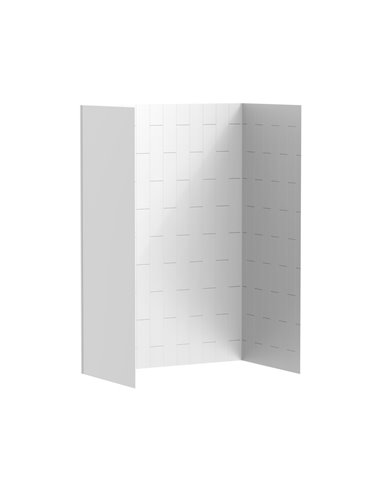 American Standard Aspirations 60 x 36 x 84-Inch Vertical Tile Shower Wall Set