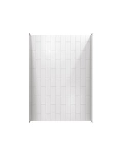 American Standard Aspirations 60 x 36 x 84-Inch Vertical Tile Shower Wall Set 2