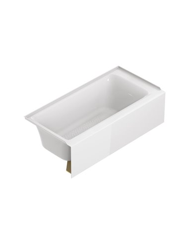 American Standard Aspirations 60 x 30-Inch Integral Apron Bathtub With Left-Hand Drain