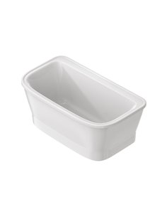 American Standard Aspirations 60 x 34-Inch Freestanding Bathtub With White Drain and Overflow