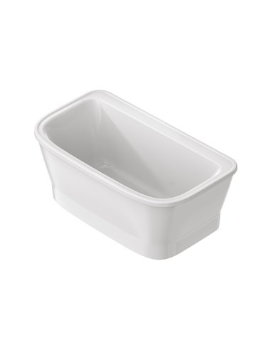 American Standard Aspirations 60 x 34-Inch Freestanding Bathtub With White Drain and Overflow