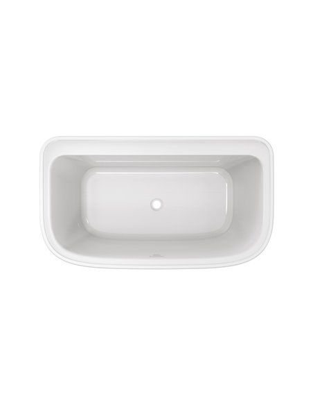 American Standard Aspirations 60 x 34-Inch Freestanding Bathtub With White Drain and Overflow