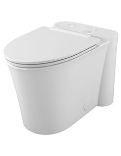 American Standard Studio S Concealed Trapway Right Height Elongated Toilet Bowl with Seat 2