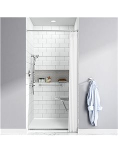 American Standard Townsend 38 x 38-Inch Single Threshold ADA Shower Base With Center Drain 2