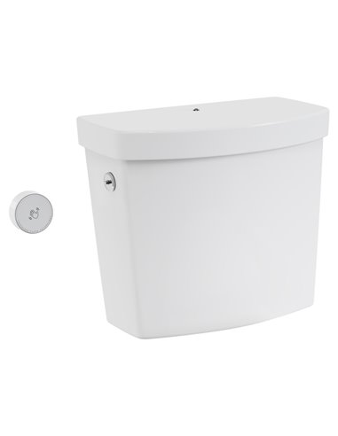 American Standard Cadet Touchless 1.28 gpf Single Flush Toilet Tank Only with Locking Device