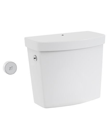 American Standard Cadet Touchless 1.28 gpf Single Flush Toilet Tank Only with Locking Device