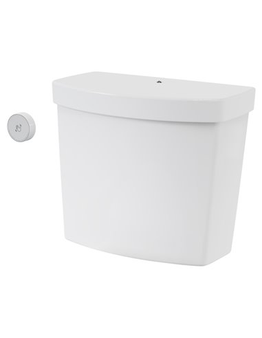 American Standard Cadet Touchless 1.28 gpf Single Flush Toilet Tank Only with Locking Device