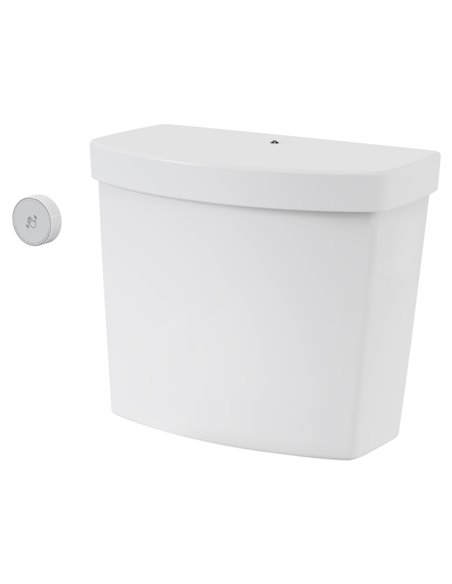 American Standard Cadet Touchless 1.28 gpf Single Flush Toilet Tank Only with Locking Device