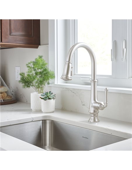 American Standard Delancey Single-Handle Pull-Down Dual Spray Function Kitchen Faucet 1.5 gpm/5.7 L/min