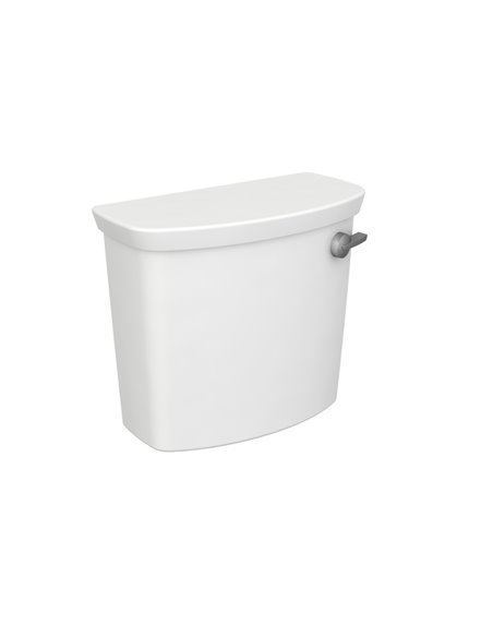 American Standard Glenwall VorMax 1.28 gpf/4.8 Lpf Right -Hand Trip Lever EverClean Tank