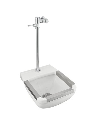 American Standard Ultima  Manual Clinic Sink Flush Valve, Piston-Type, 6.5 gpf/24.6 Lpf, 24-Inch Rough-In