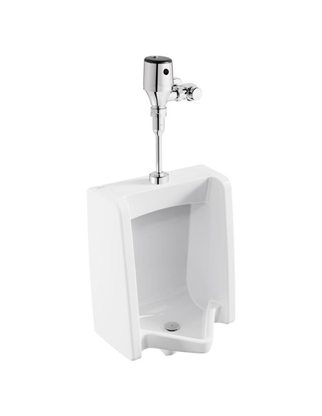 American Standard Ultima Selectronic Exposed Urinal Flush Valve, Diaphragm Type, Battery, 0.125 gpf/0.5 Lpf