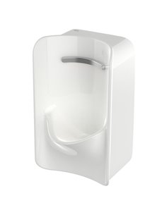 American Standard Greenbrook 0.125 – 0.5 gpf (0.47 – 1.9 Lpf) Back Spud Urinal with EverClean