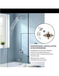 American Standard Westerly Tub and Shower Trim Kit with Valve 2