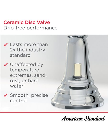 American Standard Delancey Single Hole Single-Handle Bathroom Faucet 1.2 gpm/4.5 L/min With Lever Handle