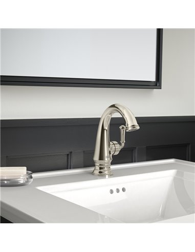 American Standard Delancey Single Hole Single-Handle Bathroom Faucet 1.2 gpm/4.5 L/min With Lever Handle