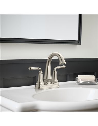 American Standard Delancey 4-Inch Centerset 2-Handle Bathroom Faucet 1.2gpm/4.5 L/min With Lever Handles
