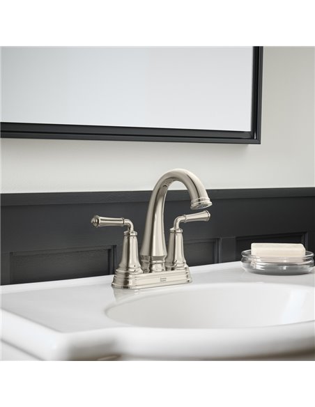 American Standard Delancey 4-Inch Centerset 2-Handle Bathroom Faucet 1.2gpm/4.5 L/min With Lever Handles