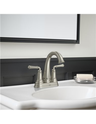 American Standard Delancey 4-Inch Centerset 2-Handle Bathroom Faucet 1.2gpm/4.5 L/min With Lever Handles