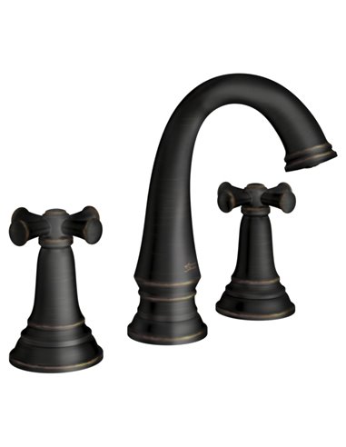 American Standard Delancey 8-Inch Widespread 2-Handle Bathroom Faucet 1.2 gpm/4.5 L/min With Cross Handles