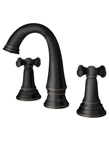 American Standard Delancey 8-Inch Widespread 2-Handle Bathroom Faucet 1.2 gpm/4.5 L/min With Cross Handles