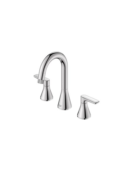 American Standard Aspirations 8-Inch Widespread 2-Handle Pull-Down Bathroom Faucet 1.2gpm/4.5 L/min With Lever Handles