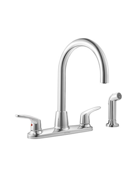 American Standard Colony PRO 2-Handle Kitchen Faucet 1.5 gpm/5.7 L/min With Side Spray