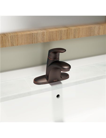 American Standard Colony PRO 4-Inch Centerset Single-Handle Bathroom Faucet 1.2 gpm/4.5 L/min With Lever Handle