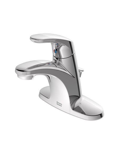 American Standard Colony PRO 4-Inch Centerset Single-Handle Bathroom Faucet 1.2 gpm/4.5 Lpm Less Drain With Lever Handle