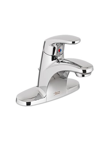 American Standard Colony PRO 4-Inch Centerset Single-Handle Bathroom Faucet 1.2 gpm/4.5 L/min With Grid Drain and Lever Handle
