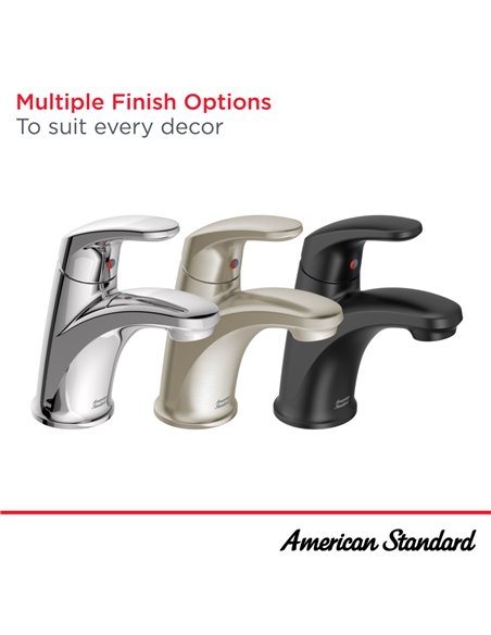 American Standard Colony PRO Single Hole Single-Handle Bathroom Faucet 1.2 gpm/4.5 Lpm Less Drain With Lever Handle