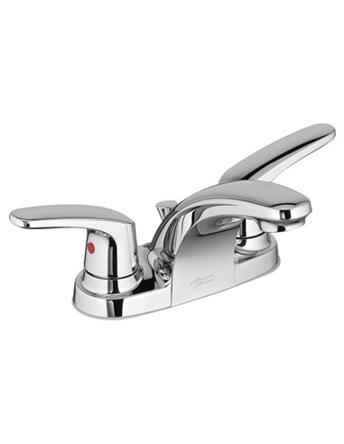 American Standard Colony PRO 4-Inch Centerset 2-Handle Bathroom Faucet 1.2 gpm/4.5 Lpm With Lever Handles