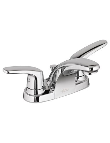 American Standard Colony PRO 4-Inch Centerset 2-Handle Bathroom Faucet 1.2 gpm/4.5 Lpm With Lever Handles