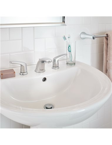 American Standard Colony PRO 8-Inch Widespread 2-Handle Bathroom Faucet 1.2 gpm/4.5 L/min With Lever Handles