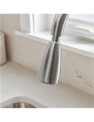 American Standard Colony PRO Single-Handle Pull-Down Dual Spray Kitchen Faucet 1.5 gpm/5.7 L/min