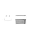 American Standard Aspirations Customizable Shelving 5-Piece Accessories Kit