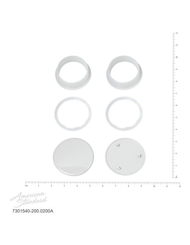 American Standard Bolt Cap Cover Replacement Kit for Concealed Trap Bowl