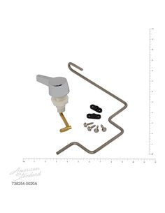 American Standard Left Hand Trip Lever for Pressure Assist 4086 Toilet Tank