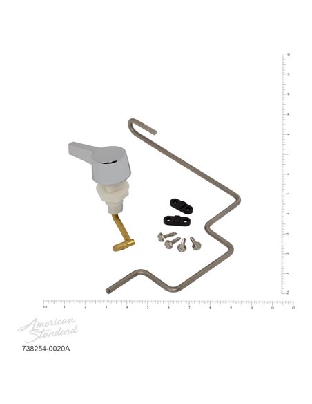 American Standard Left Hand Trip Lever for Pressure Assist 4086 Toilet Tank