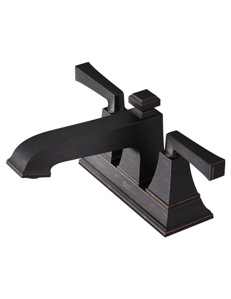 American Standard Town Square S 4-Inch Centerset 2-Handle Bathroom Faucet 1.2 gpm/4.5 L/min With Lever Handles